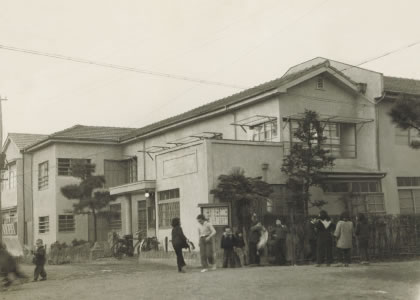 設立当時の竹川病院（1953年頃）