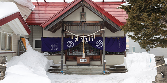  【号外】降り続く雪の中、南線神社参拝と喬成会年頭所感を行いました。